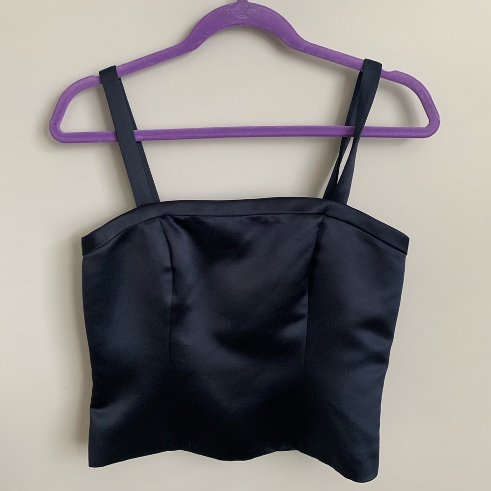 Silk crop tank